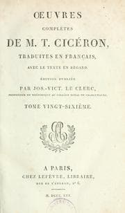 Tapa de Oeuvres complètes