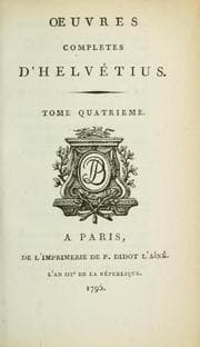 Tapa de Oeuvres completes