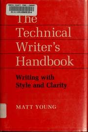 Tapa de The technical writer's handbook
