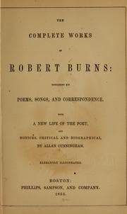 Tapa de The complete works of Robert Burns