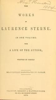 Tapa de The works of Laurence Sterne