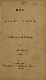 Tapa de Poems, narrative and lyrical
