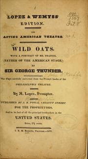 Tapa de Wild oats...