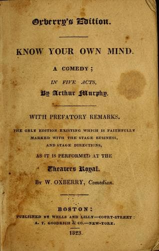 Tapa de Know your own mind