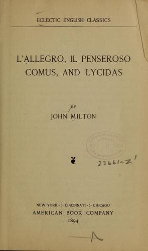 Tapa de L'allegro