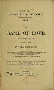 Tapa de The game of love