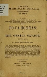 Tapa de An original aboriginal erratic operatic semi-civilized and demi-savage extravaganza, being a per-version of ye trewe and wonderrefulle hystorie of ye renownned princesse, Po-cahon-tas