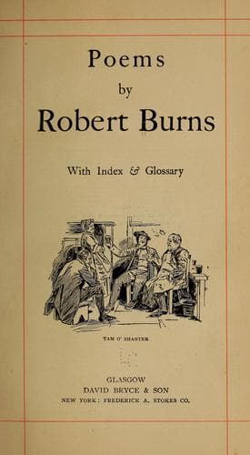 Tapa de Poems by Robert Burns