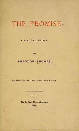 Tapa de The promise