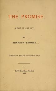 Tapa de The promise