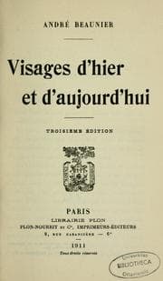 Tapa de Visages d'hier et d'aujourd'hui