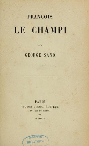 Tapa de François le Champi