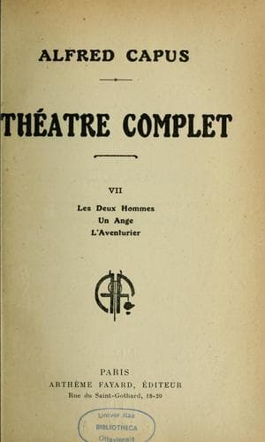 Tapa de Théâtre complet