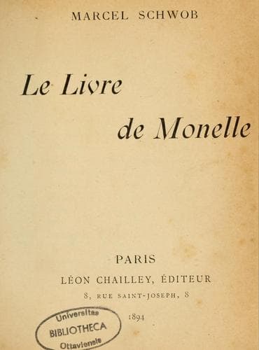 Tapa de Le livre de Monelle