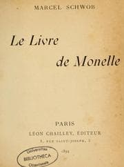 Tapa de Le livre de Monelle