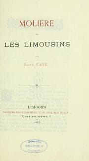 Tapa de Molière et les Limousins