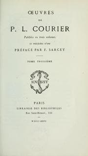Tapa de Oeuvres