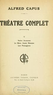 Tapa de Théâtre complet