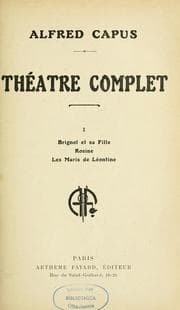 Tapa de Théâtre complet
