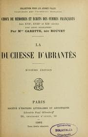 Tapa de La Duchesse d'Abrantes