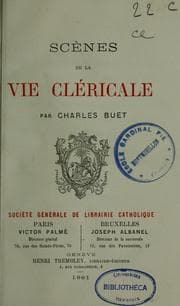 Tapa de Scènes de la vie cléricale
