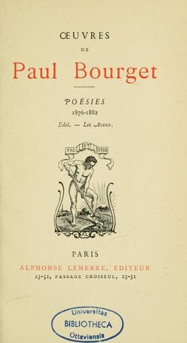 Tapa de Poésies