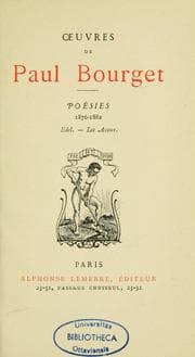 Tapa de Poésies