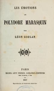 Tapa de Les émotions de Polydore Marasquin