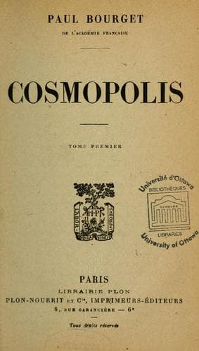 Tapa de Cosmopolis