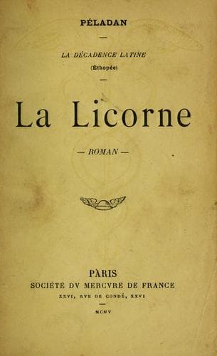 Tapa de La licorne