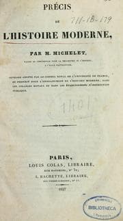 Tapa de Précis de l'histoire moderne
