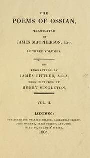 Tapa de The poems of Ossian