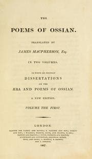 Tapa de The poems of Ossian