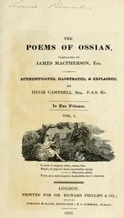 Tapa de The poems of Ossian