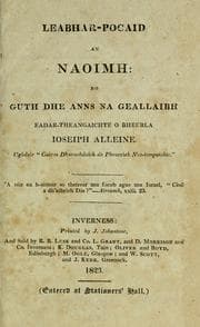 Tapa de Leabhar-pocaid an naoimh, no, Guth Dhe anns na geallaibh