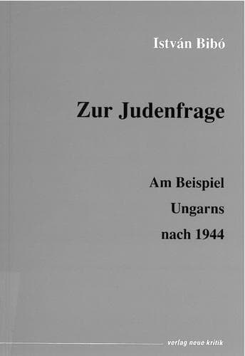 Tapa de Zur Judenfrage