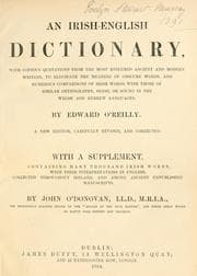 Tapa de An Irish-English dictionary