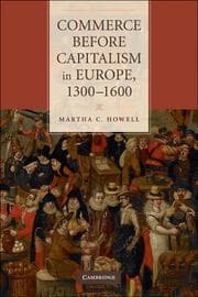 Tapa de Commerce before capitalism in Europe, 1300--1600