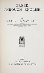 Tapa de Greek through English