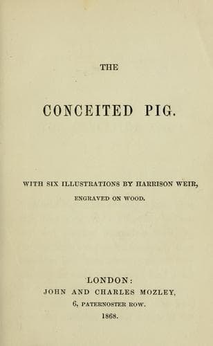 Tapa de The conceited pig