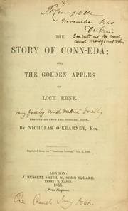 Tapa de The story of Conn-Eda, or, The golden apples of Loch Erne