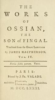 Tapa de The works of Ossian