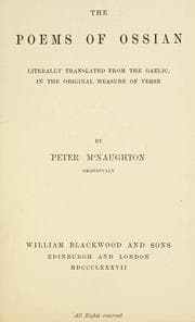 Tapa de The poems of Ossian