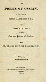 Tapa de The poems of Ossian