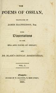 Tapa de The poems of Ossian