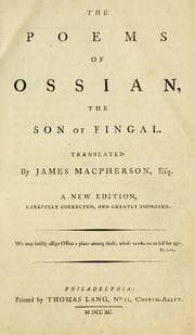 Tapa de The poems of Ossian