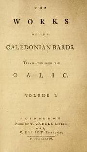 Tapa de The works of the Caledonian bards