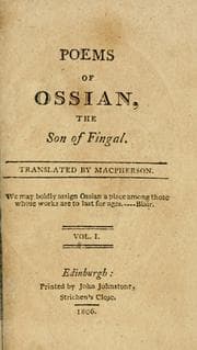 Tapa de The poems of Ossian, the son of Fingal