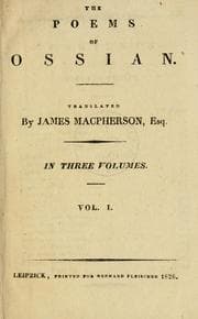 Tapa de The poems of Ossian