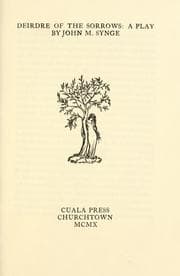 Tapa de Deirdre of the sorrows